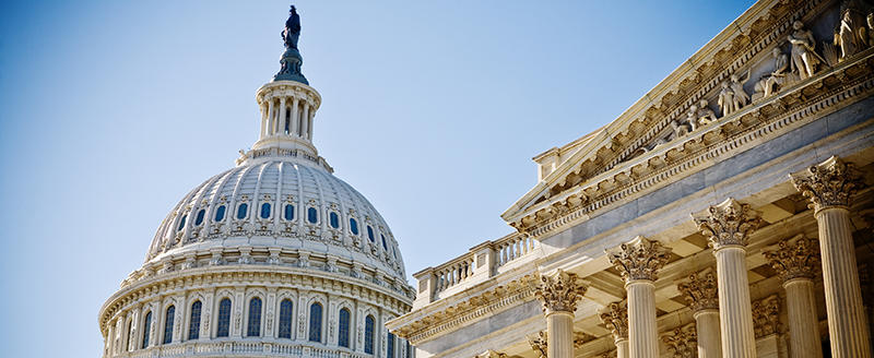 Facade of the U.S. Capitol building