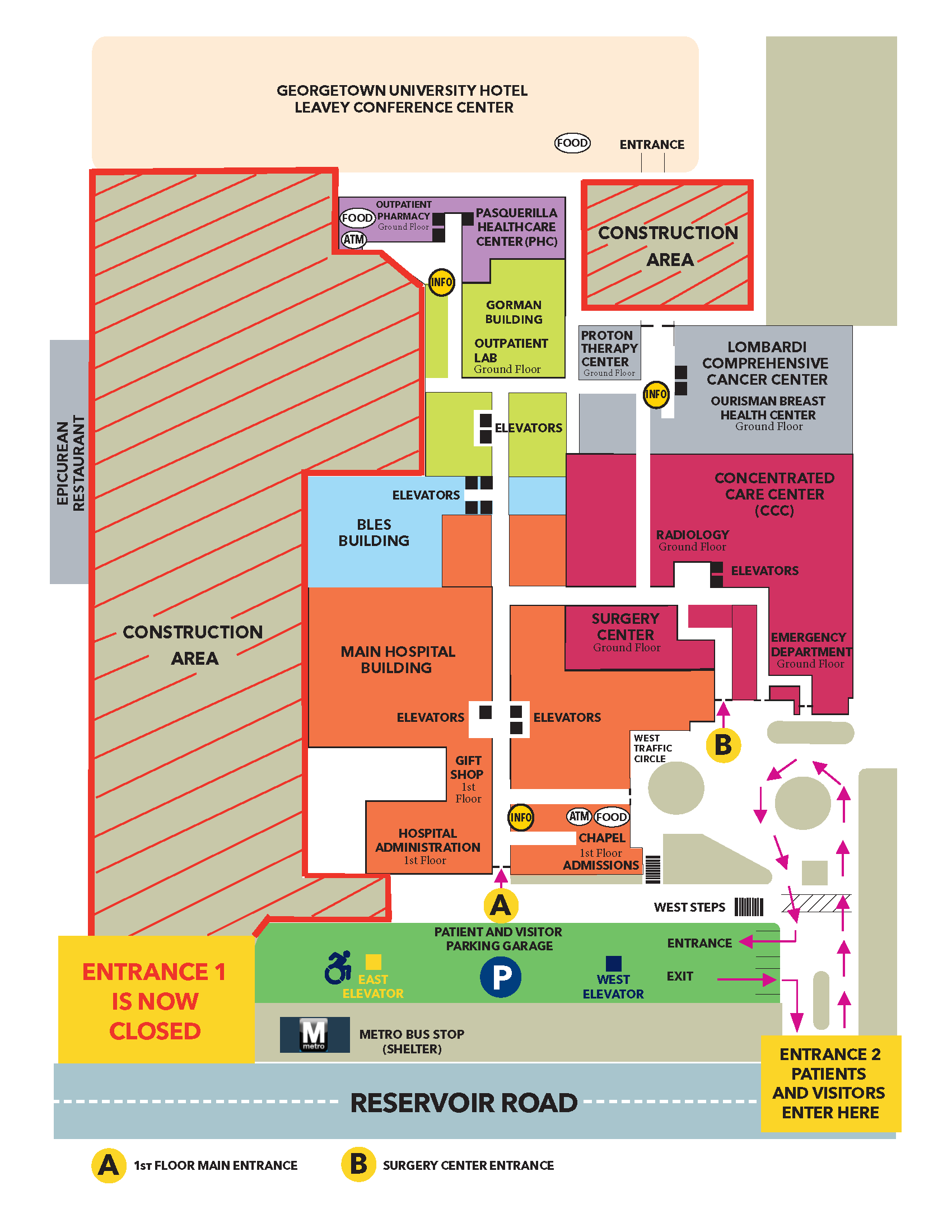 Georgetown University Campus Map georgetown-university-campus-map