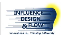 Influence design and flow logo