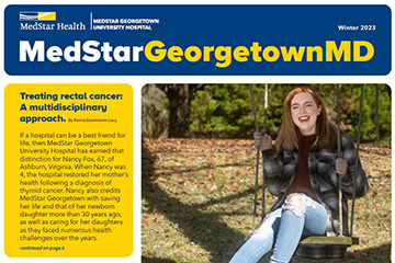 MedStar Georgetown University Hospital - Winter 2023 newsletter cover