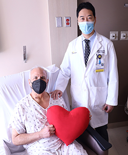 Dr. Kawano with patient