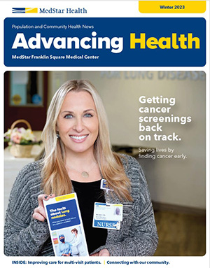 MedStar Franklin Square, Winter 2023 newsletter cover photo