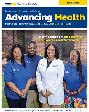 Advancing Health newsletter cover