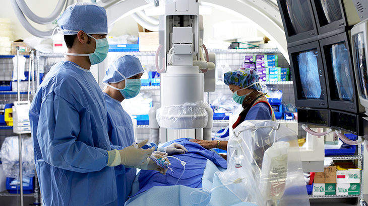 Image of heart surgeon performing a surgery at MedStar Washington Hospital Center