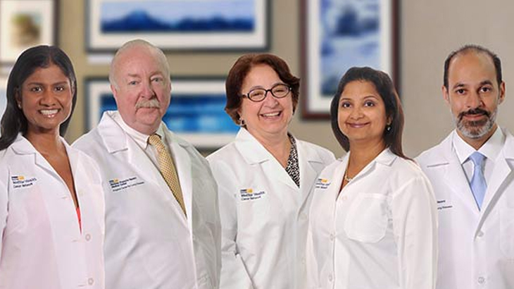 Team of doctors standing together