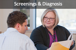 Patient and orthopedic oncologist discuss screenings and diagnosis of orthopedic cancer.