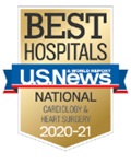 US News & World Report 2021-22 Best Hospitals Badge for Cardiology & Heart Surgery