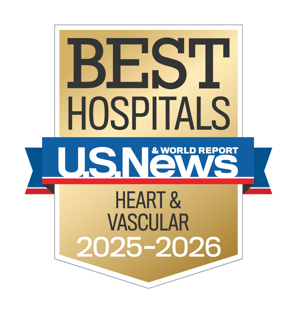 2024-2025 US News and World Report Best Hospitals Award Badge