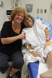 Brenda and her sister Michelle (first donor)