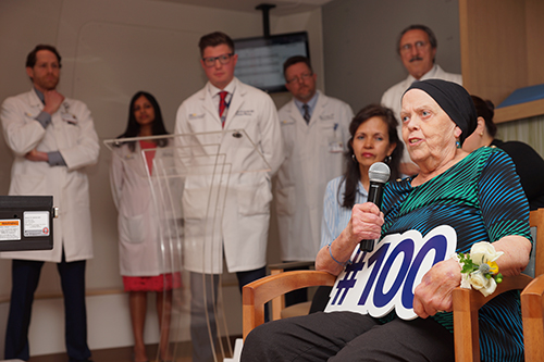 MedStar Georgtown's 100th Proton Therapy Patient